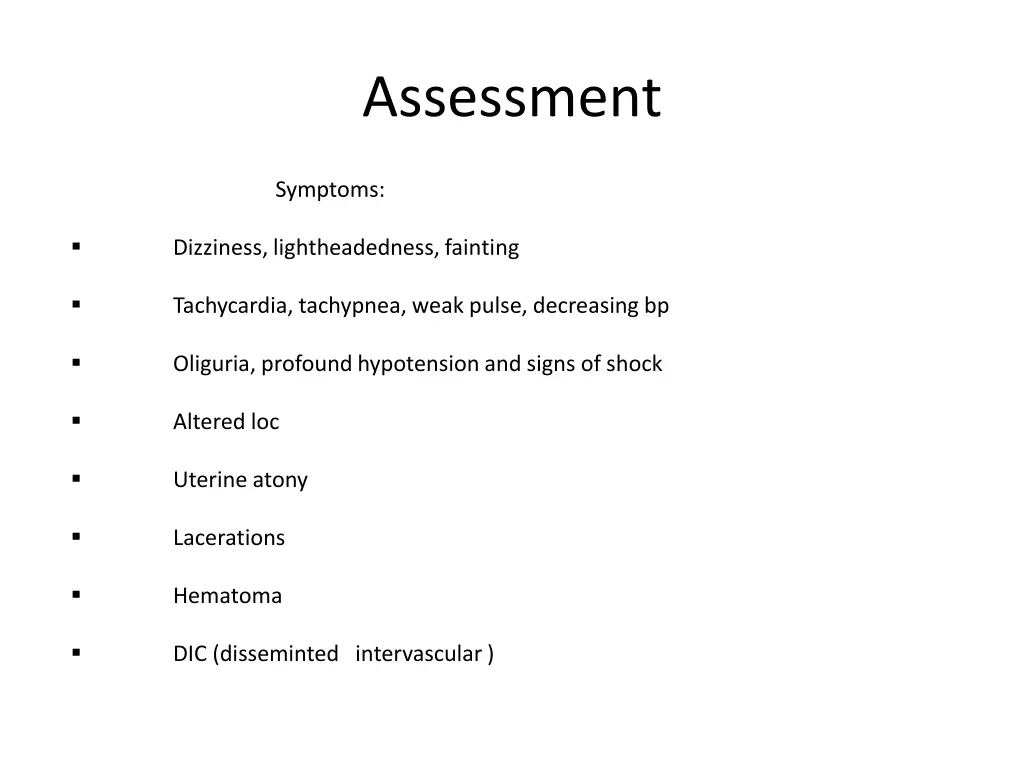 assessment