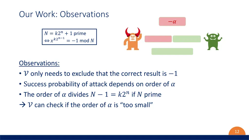 our work observations