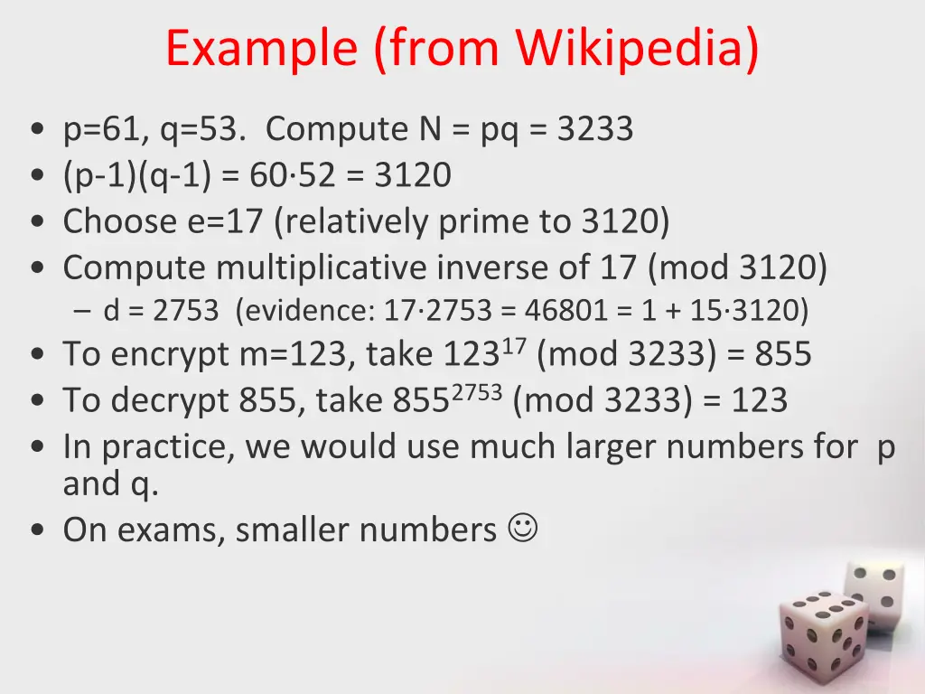 example from wikipedia