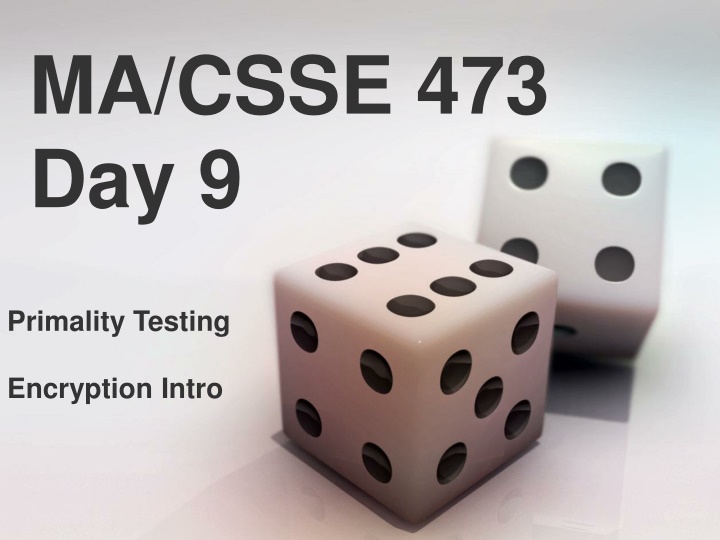 ma csse 473 day 9