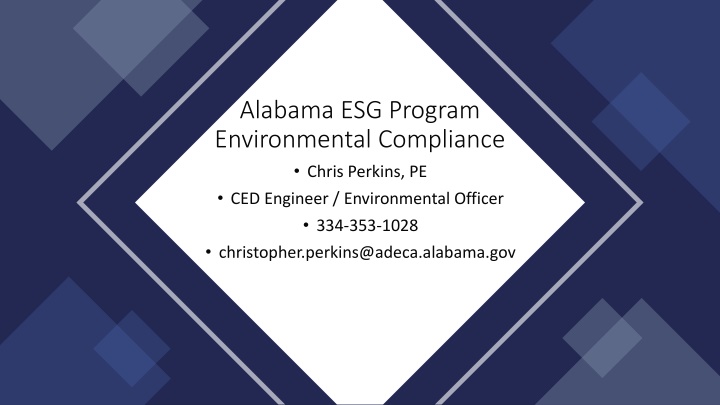 alabama esg program environmental compliance