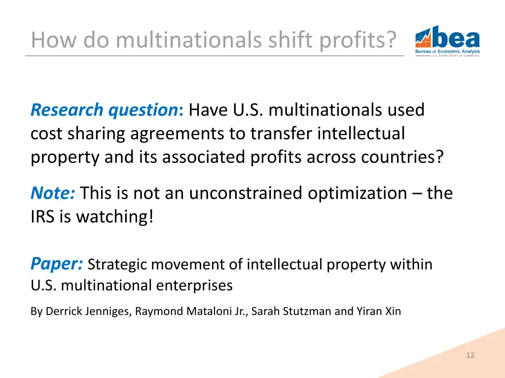 how do multinationals shift profits
