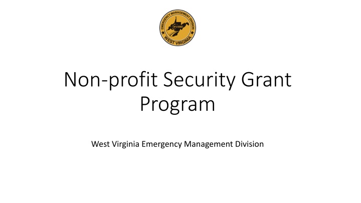 non profit security grant program
