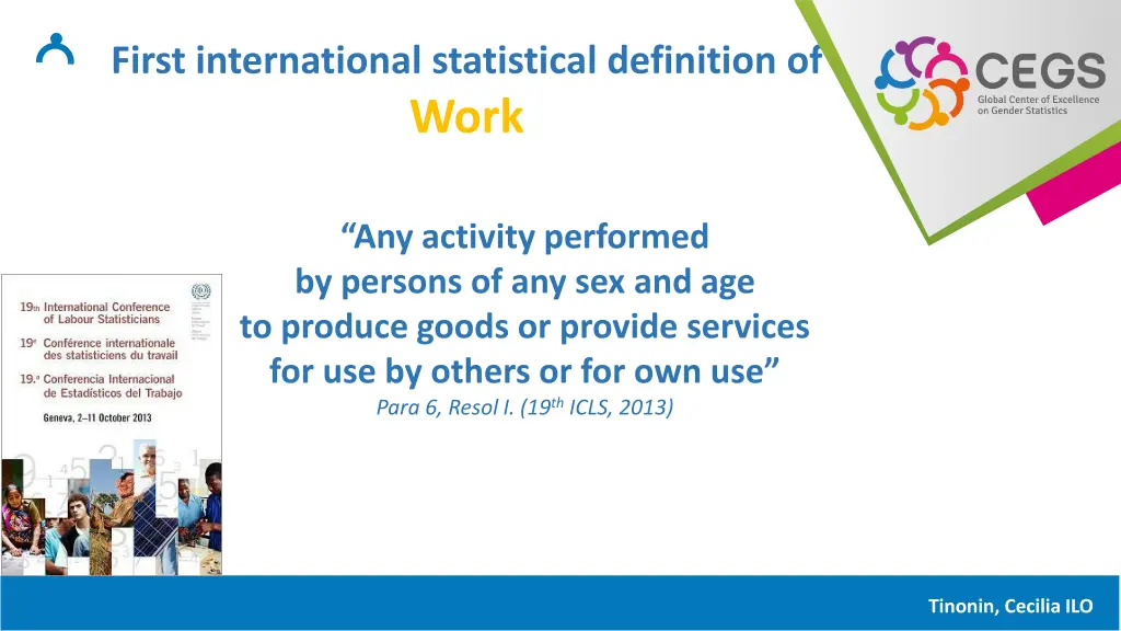 first international statistical definition of work