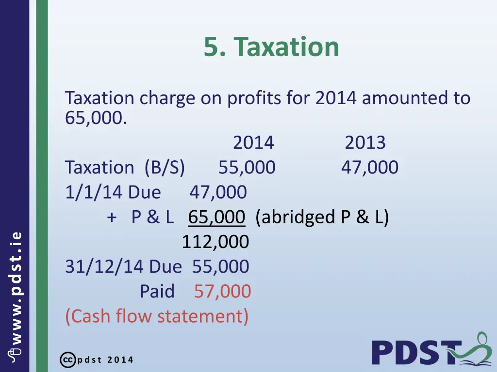 5 taxation