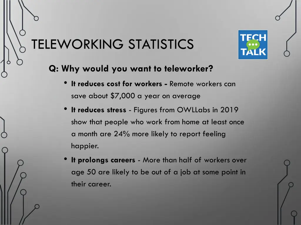 teleworking statistics 9