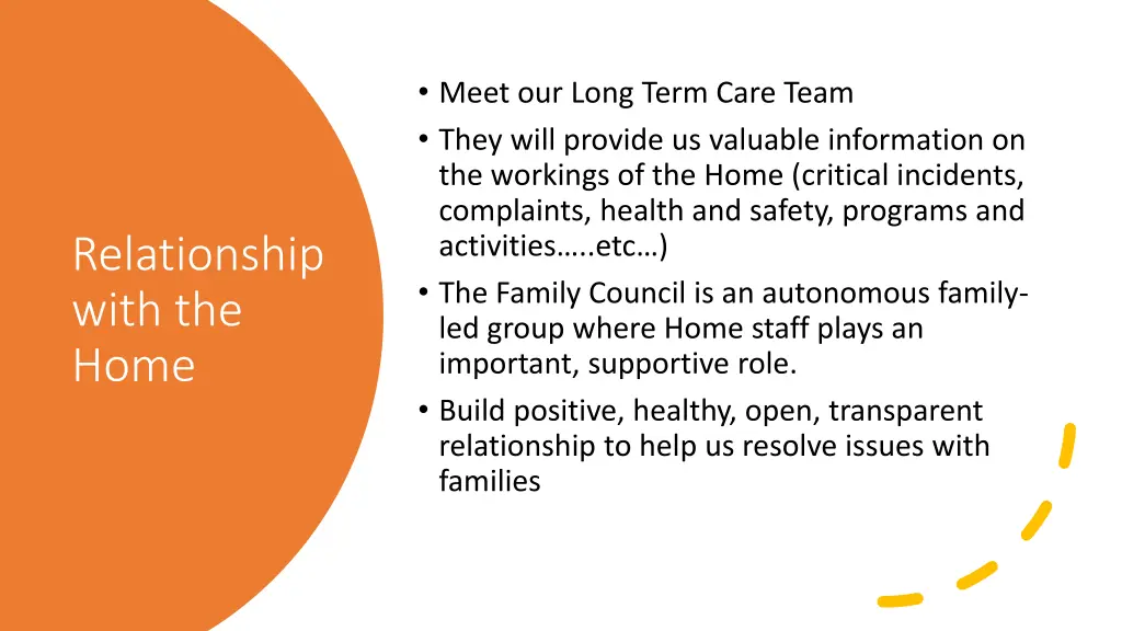 meet our long term care team they will provide