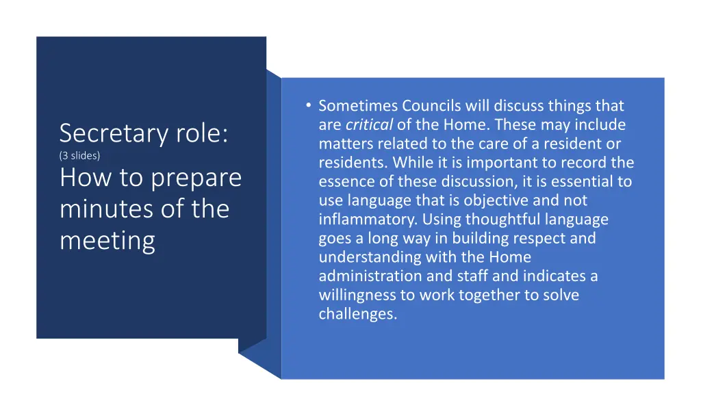 sometimes councils will discuss things that