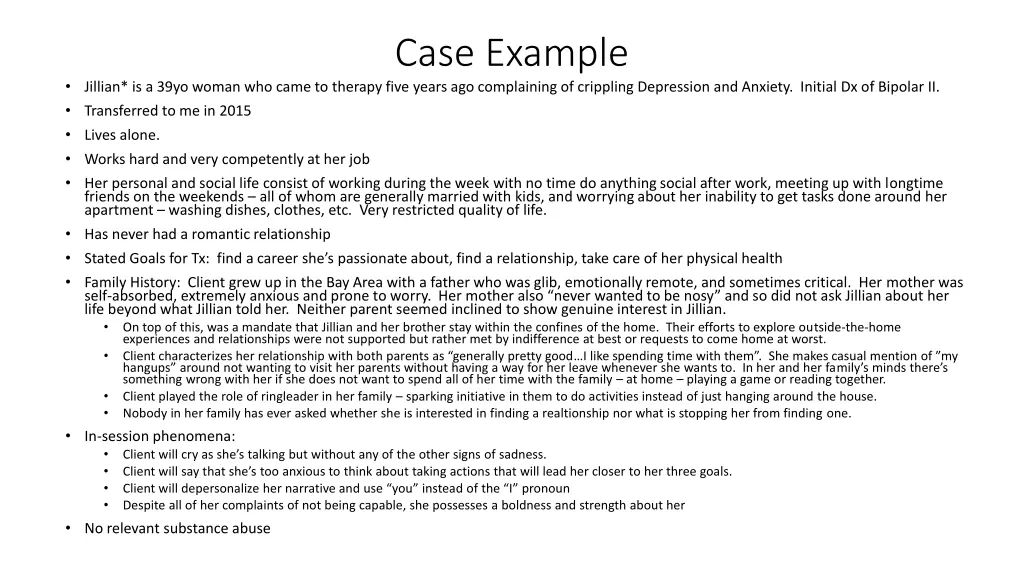 case example