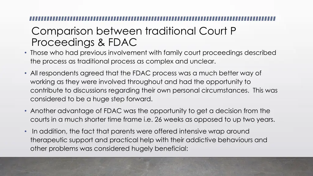 comparison between traditional court