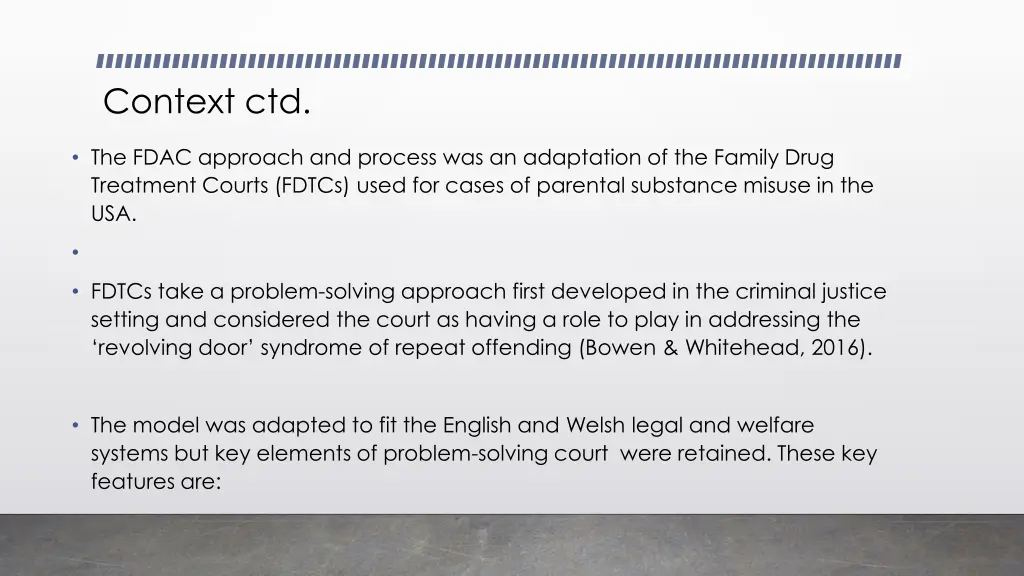 context ctd