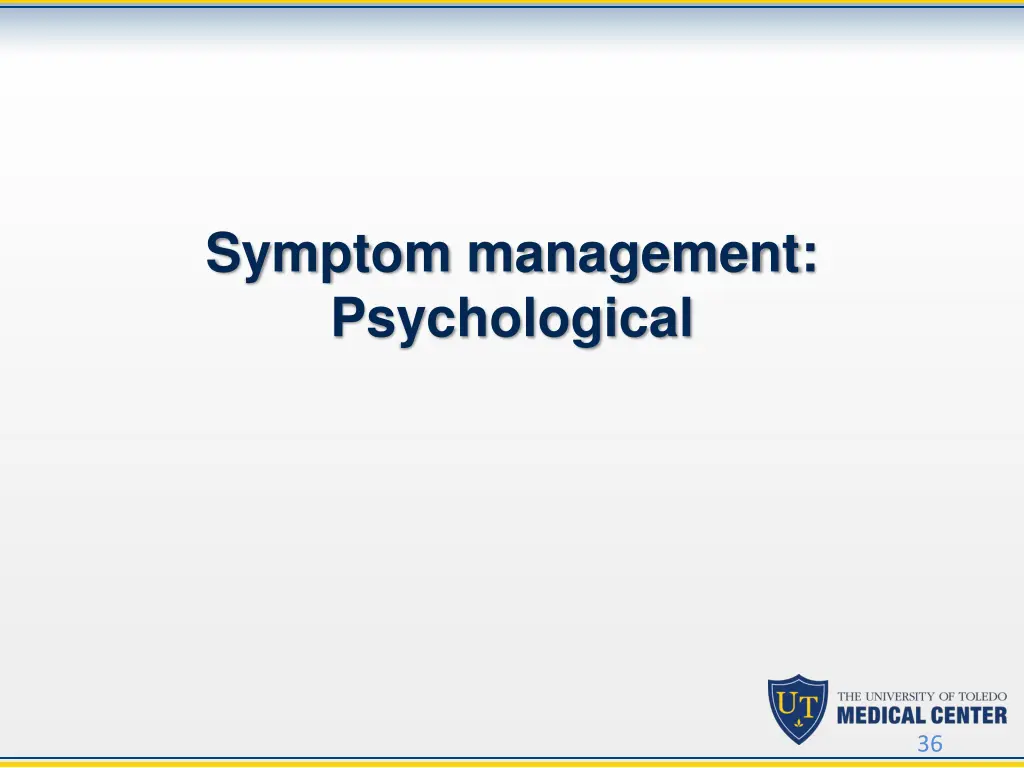 symptom management psychological