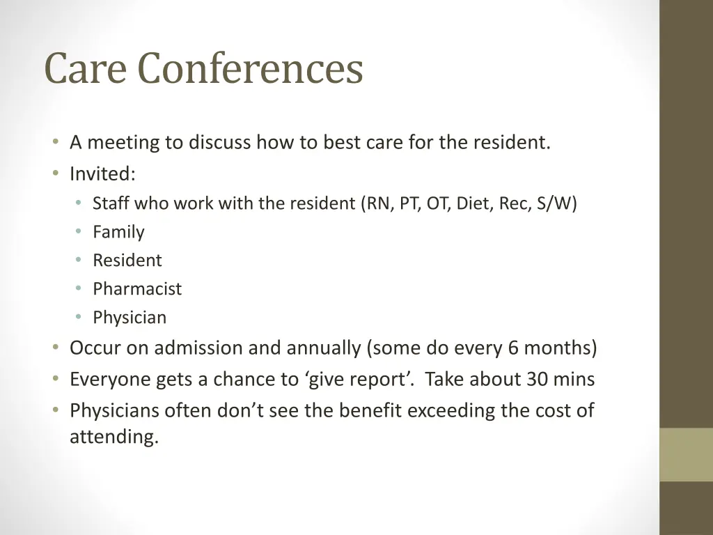 care conferences 1