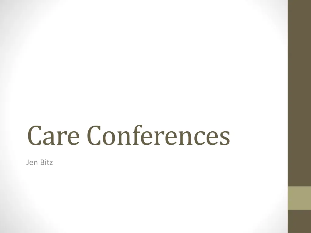 care conferences 4