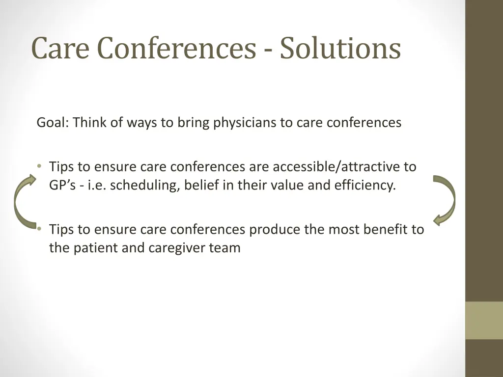 care conferences solutions