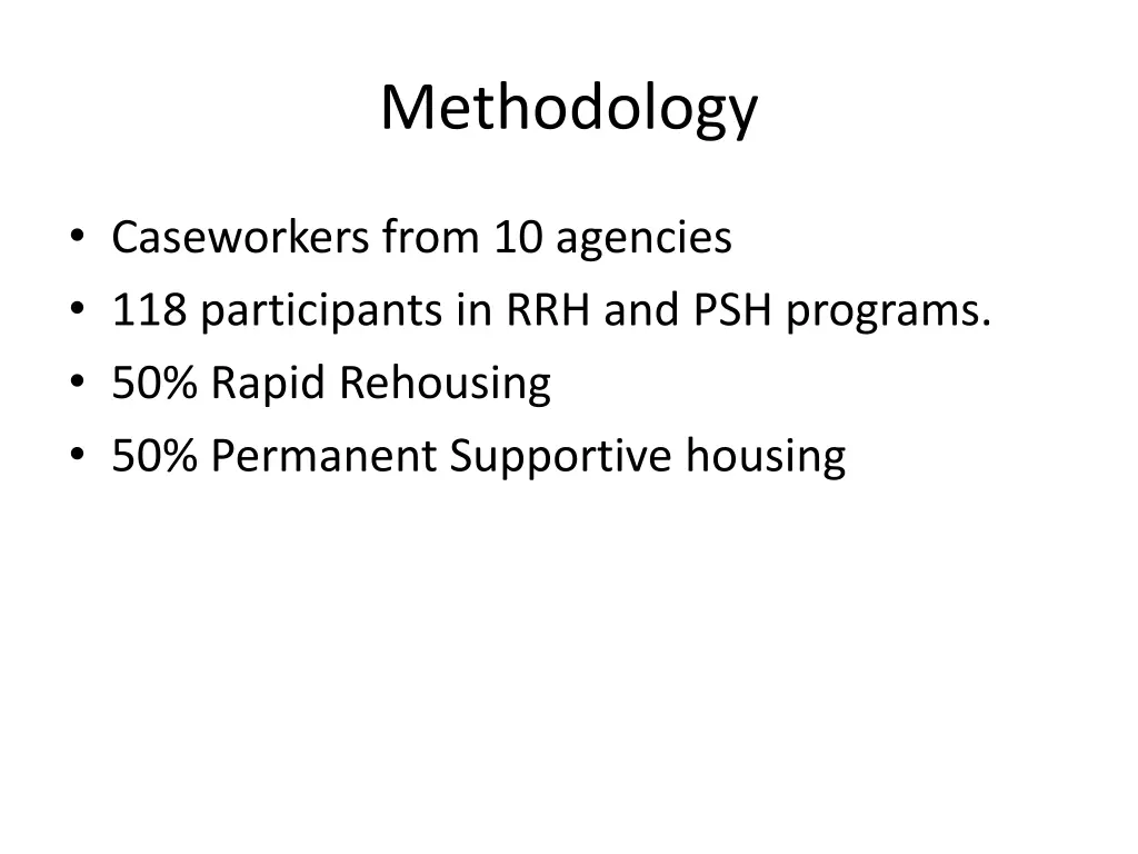 methodology