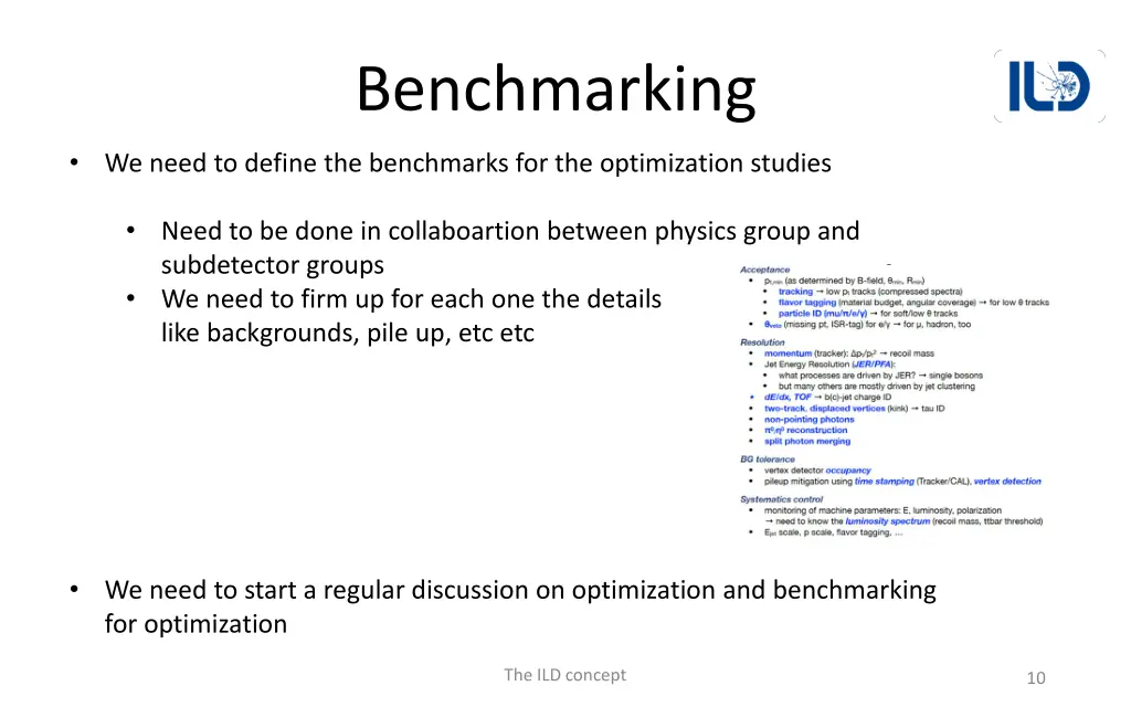 benchmarking