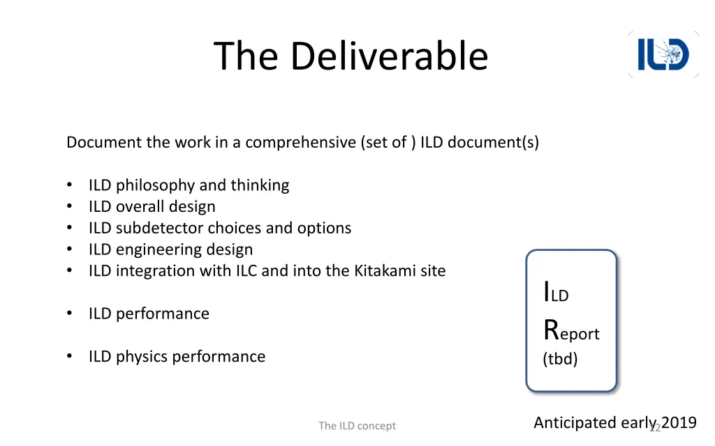 the deliverable