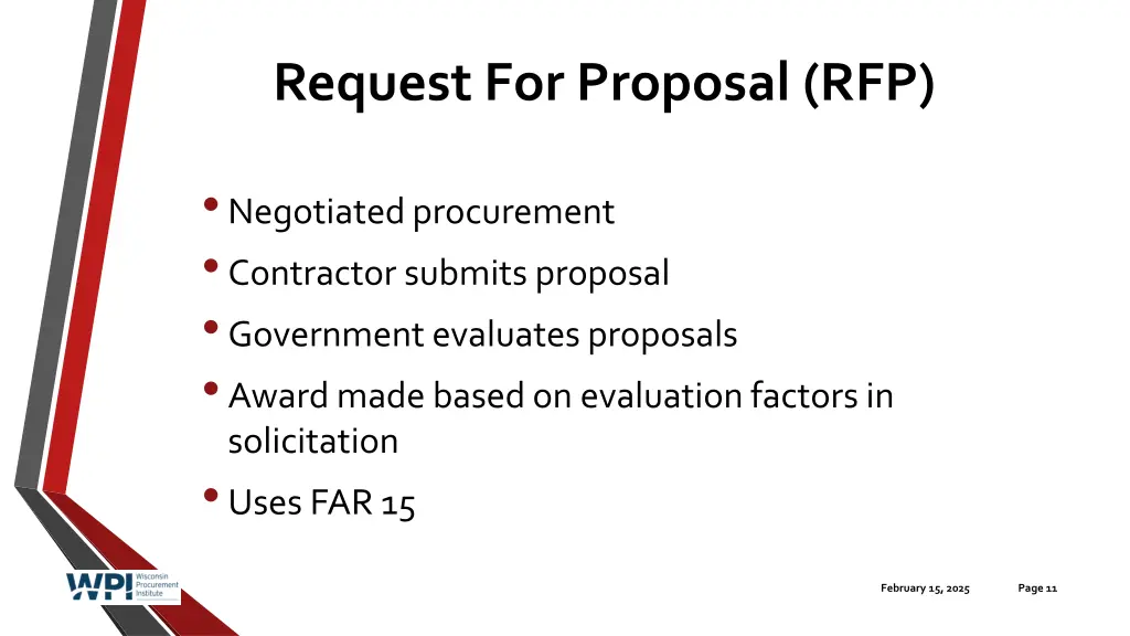request for proposal rfp