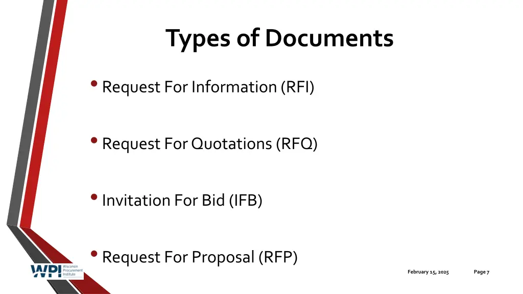 types of documents