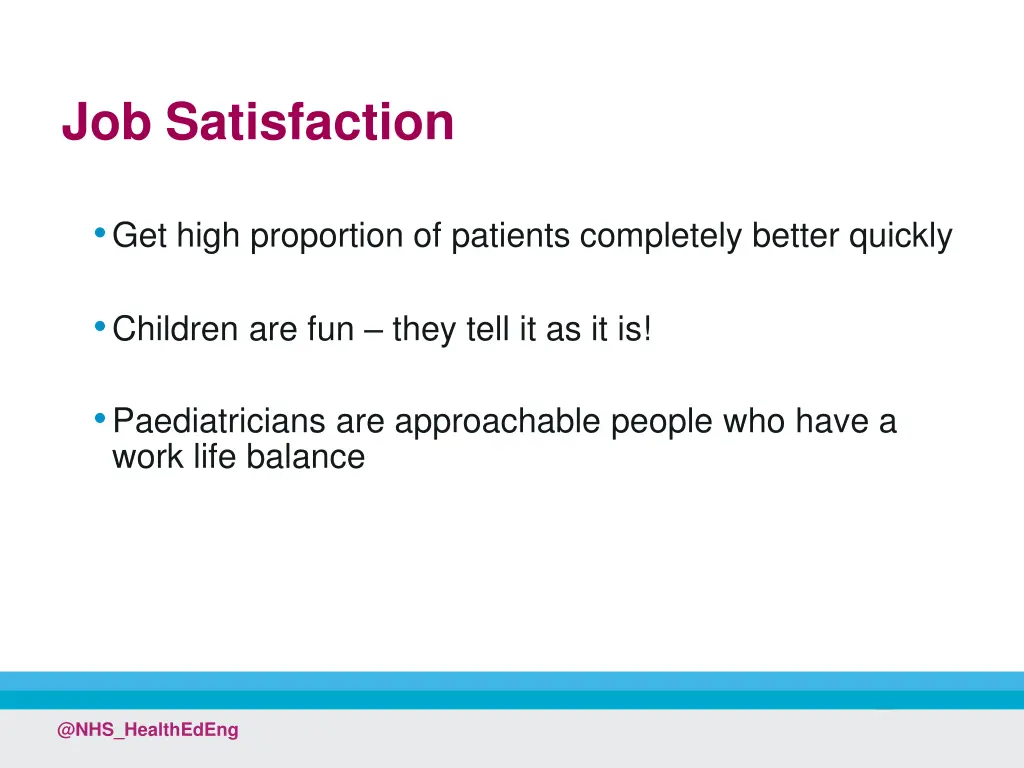 job satisfaction