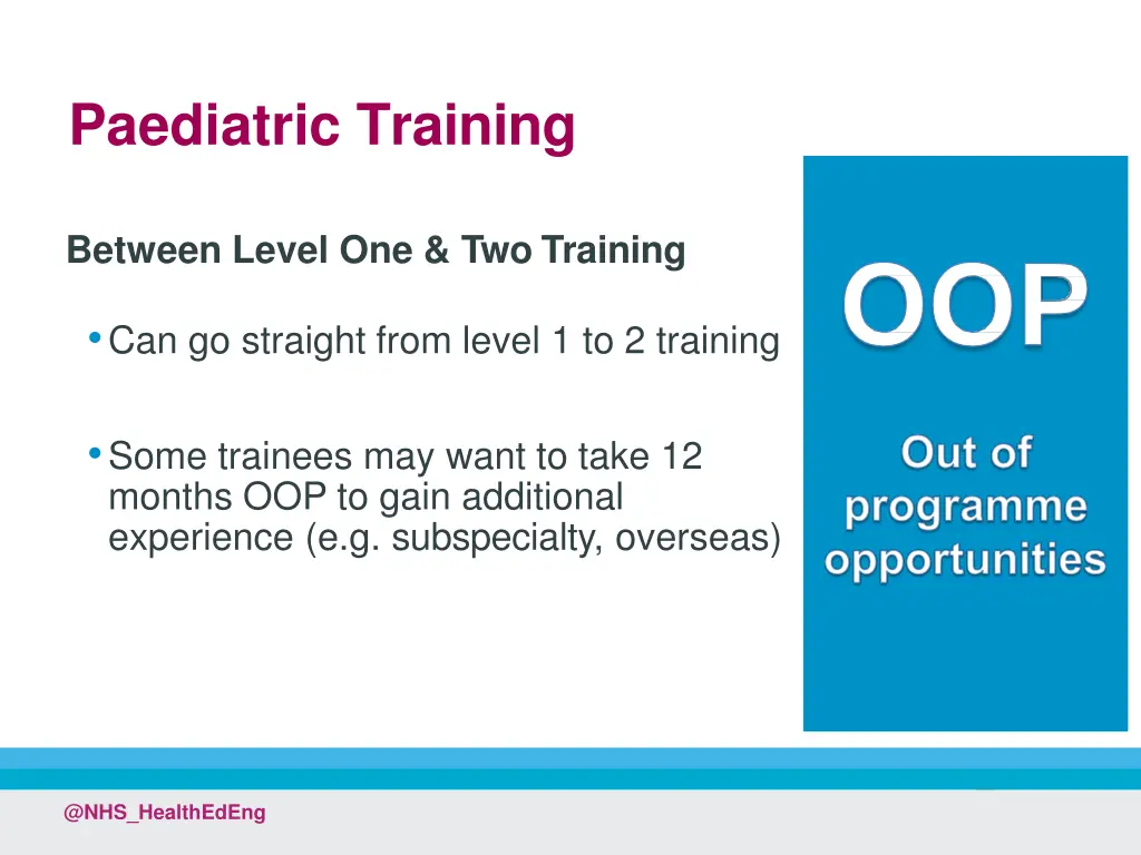 paediatric training 2