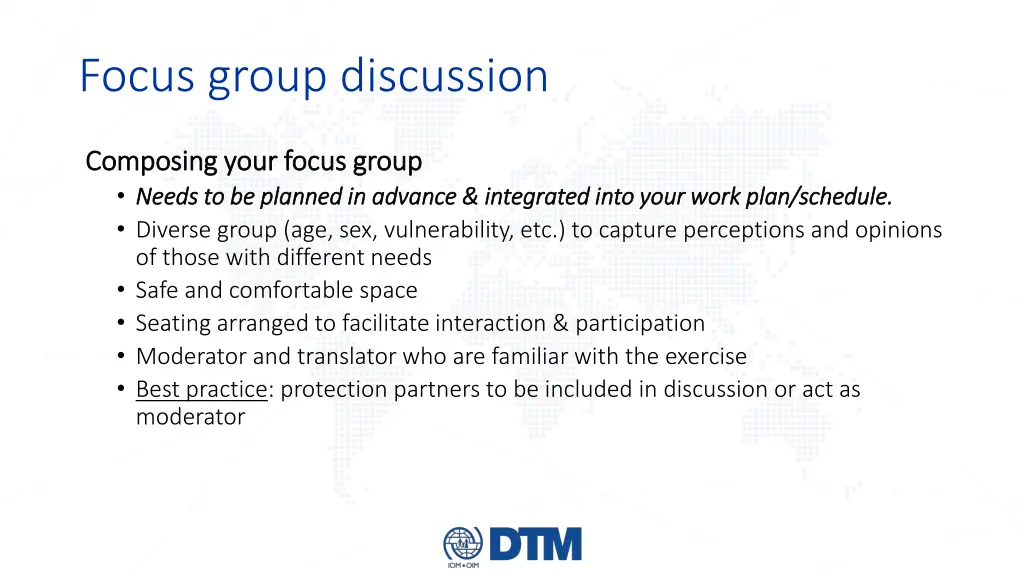 focus group discussion 1