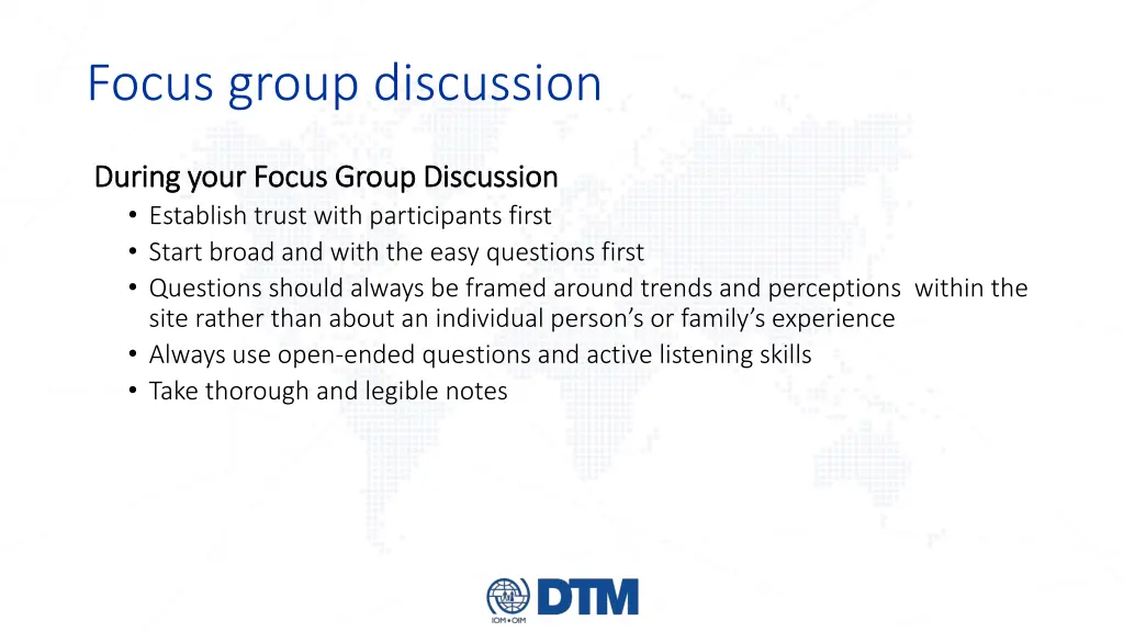 focus group discussion 3