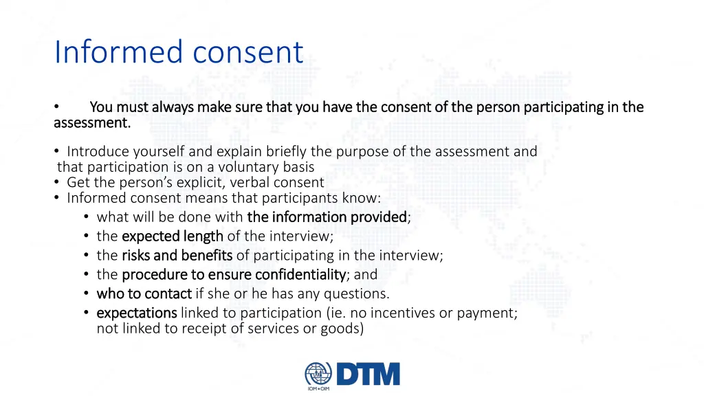 informed consent
