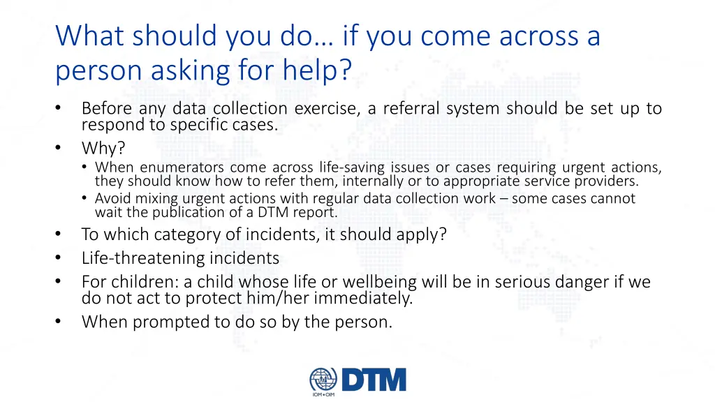 what should you do if you come across a person 2