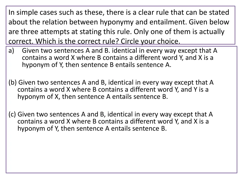 in simple cases such as these there is a clear