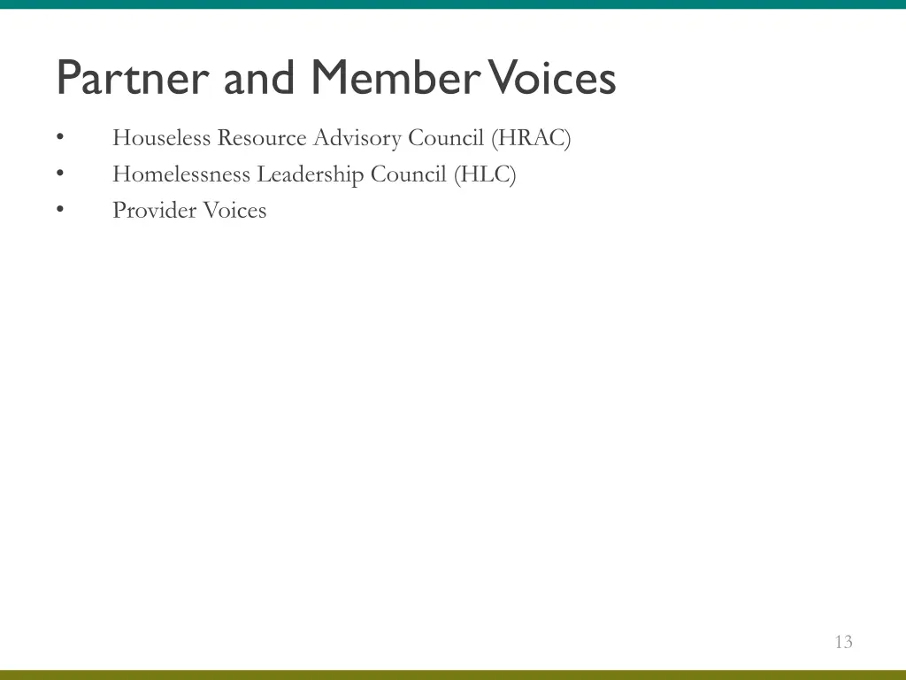 partner and member voices