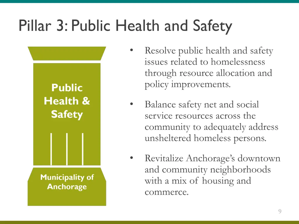 pillar 3 public health and safety