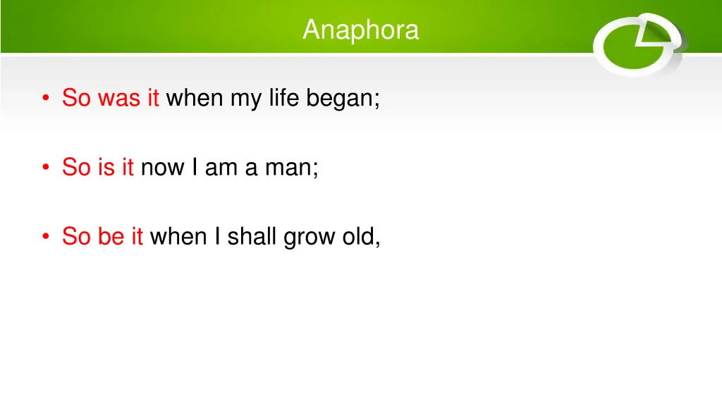 anaphora