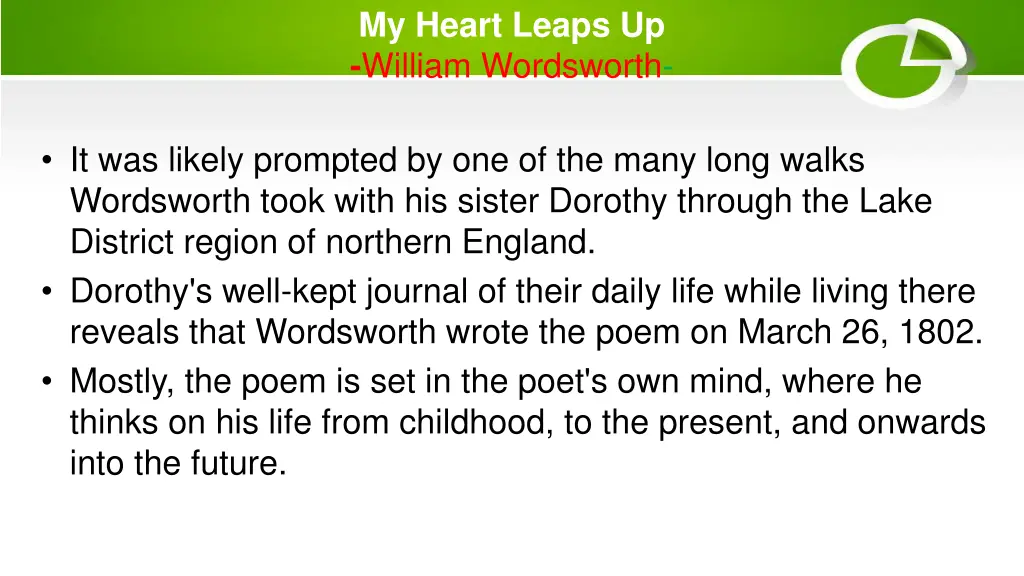 my heart leaps up william wordsworth 1