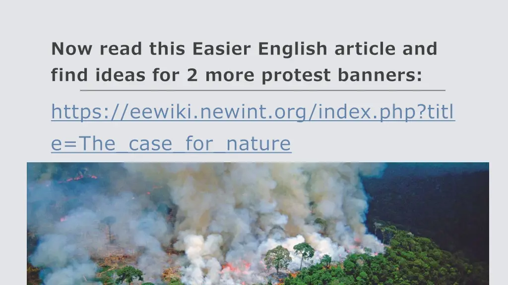 now read this easier english article and find