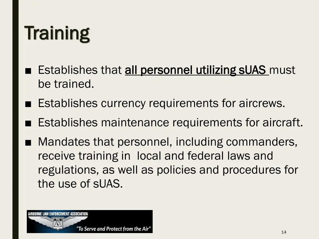 training training