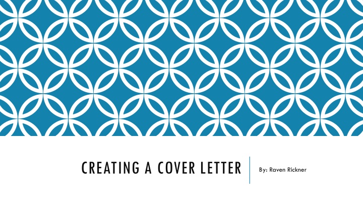 creating a cover letter
