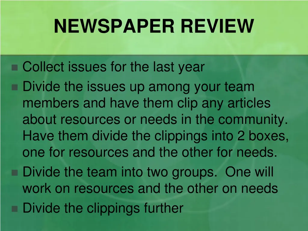 newspaper review