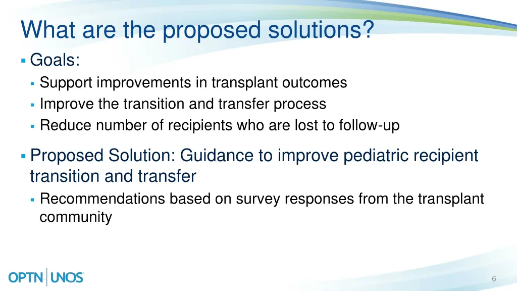 what are the proposed solutions