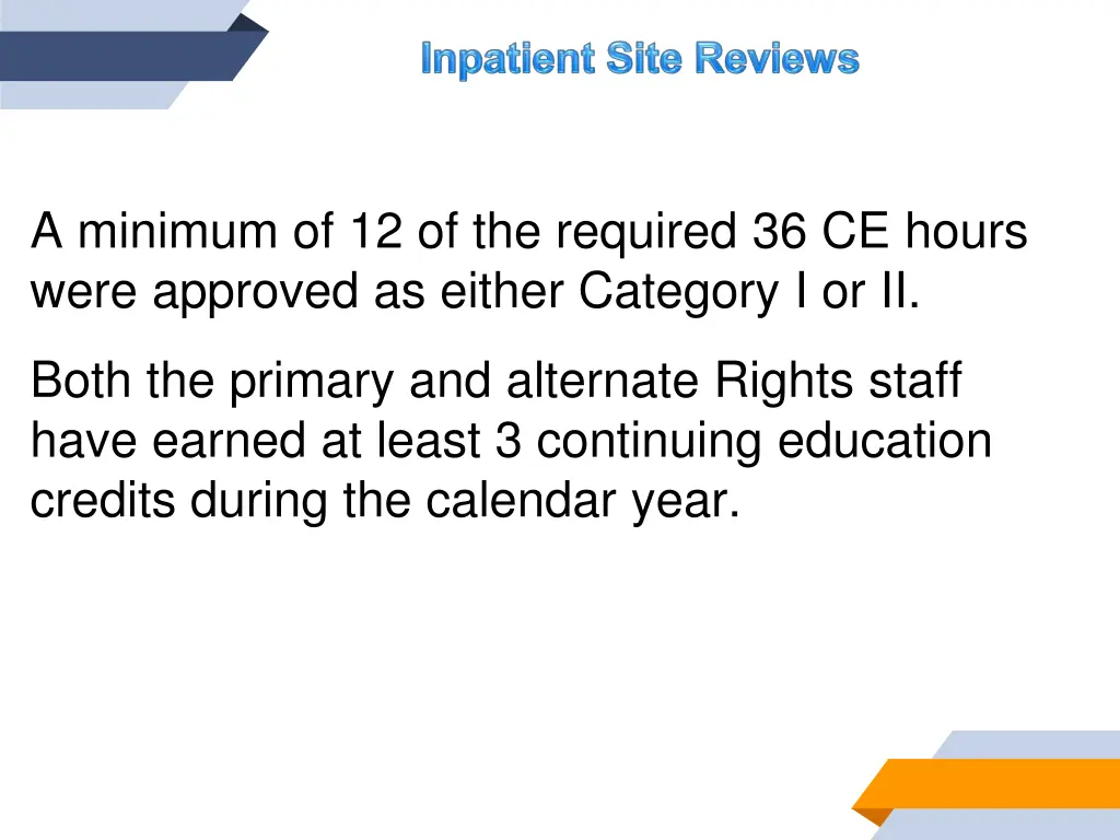 a minimum of 12 of the required 36 ce hours were