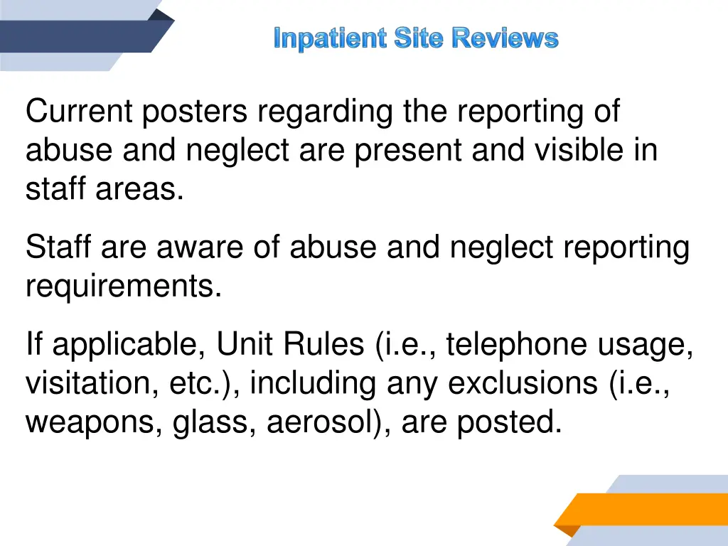 current posters regarding the reporting of abuse