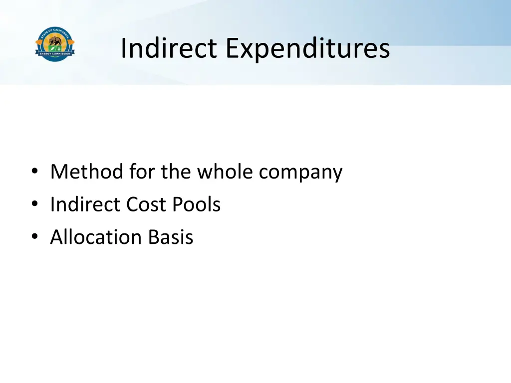 indirect expenditures 1