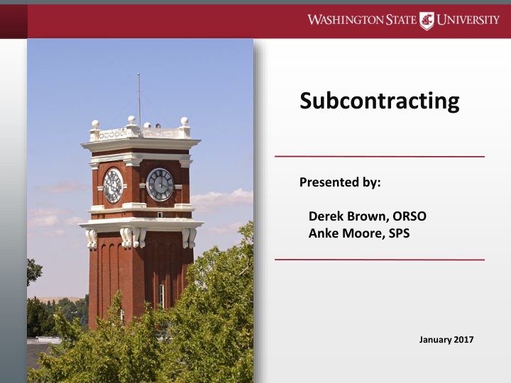 subcontracting