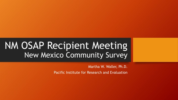 nm osap recipient meeting new mexico community
