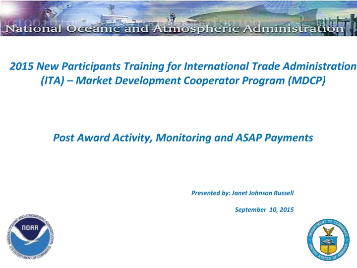 2015 new participants training for international