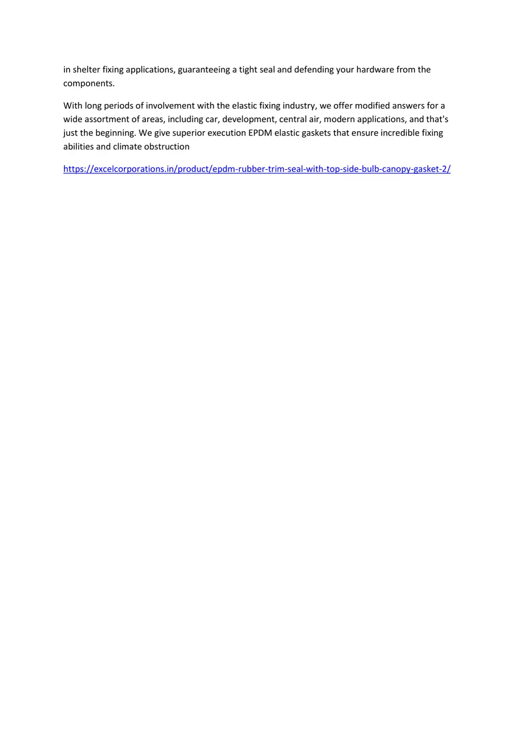 in shelter fixing applications guaranteeing