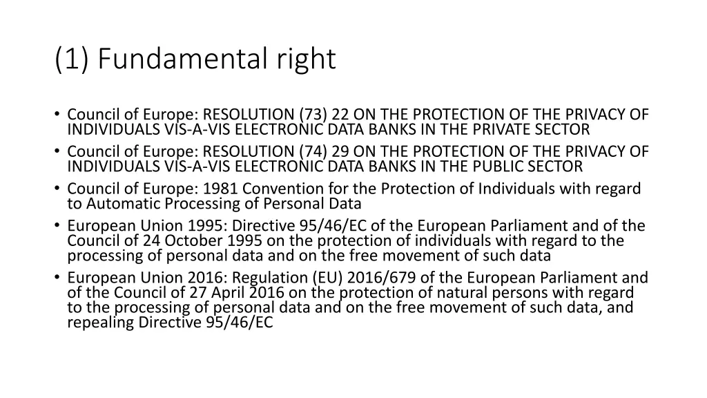 1 fundamental right 3