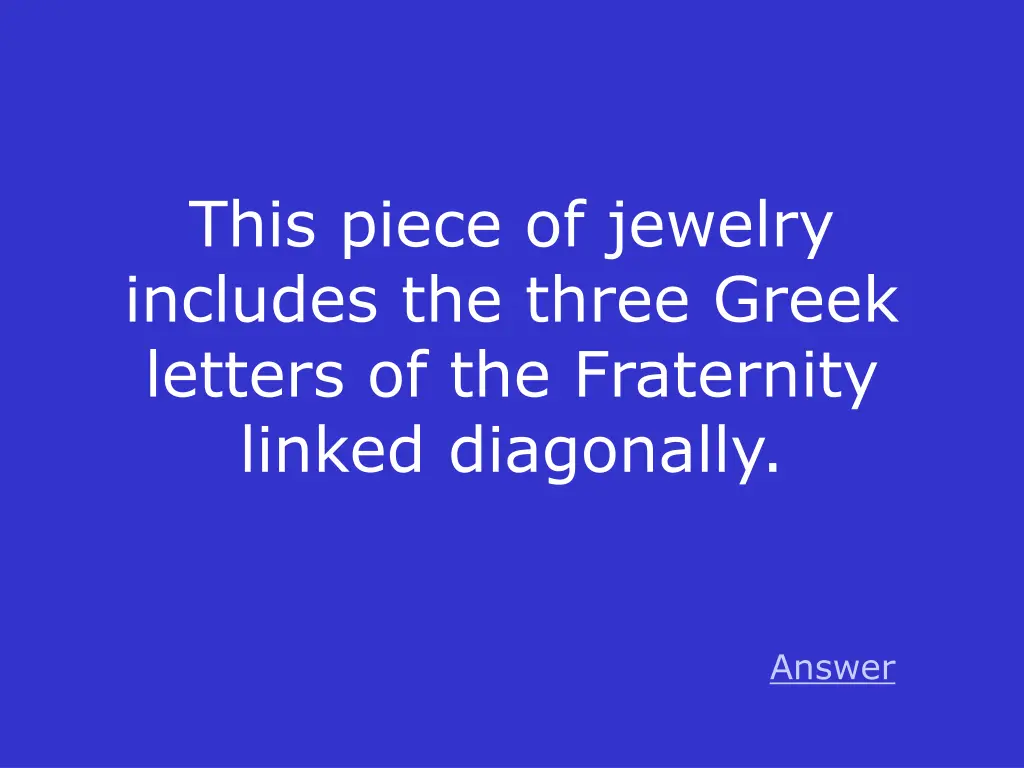 this piece of jewelry includes the three greek