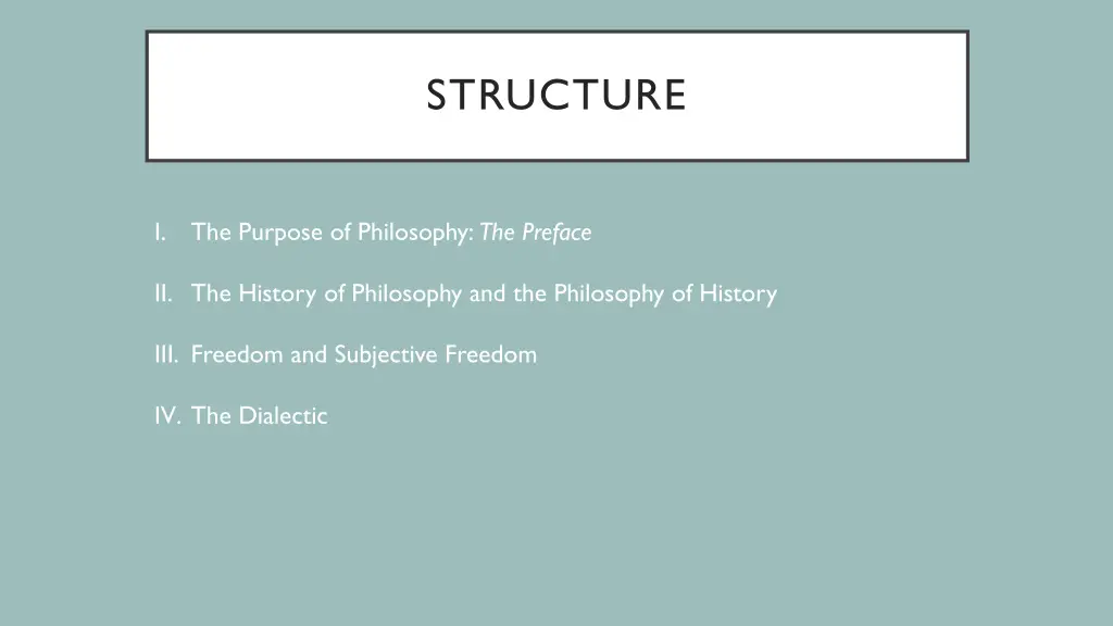 structure